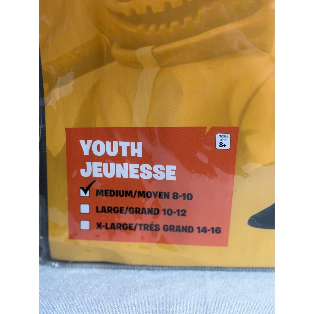 Fortnite Punk Costume Youth Medium 8-10 Pumpkin Mask Hooded Jacket Epic Games - Picture 2 of 5